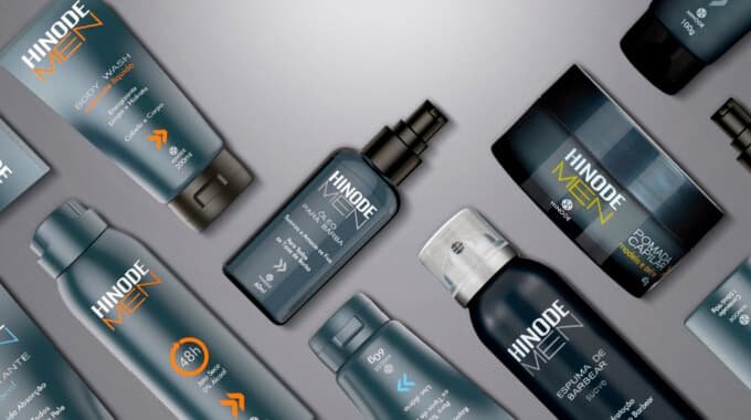 Linea cosmética de Hinode para hombres